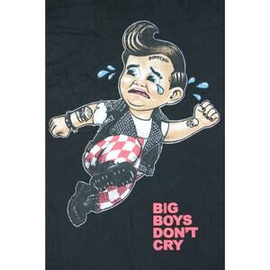 Dom Rebel Domrebel Bobs Big Boys Don't Cry Baby Punk Rock Canada Tee T Shirt XL